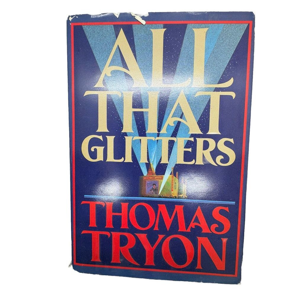 All That Glitters Thomas Tryon Hardcover 1986 Alfred Knopf Hollywood Fiction